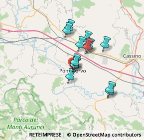 Mappa Via Marco Tullio Cicerone, 03037 Pontecorvo FR, Italia (5.35538)