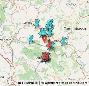 Mappa Loc. Campitello Matese snc, 86027 San Massimo CB, Italia (10.527)