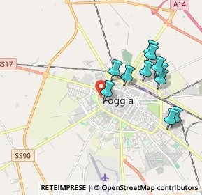 Mappa Via Carlo Baffi, 71121 Foggia FG, Italia (1.98455)