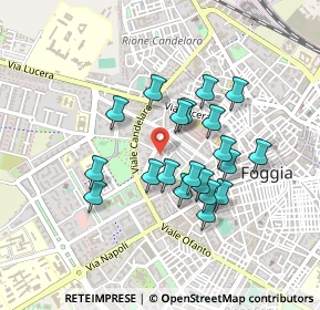 Mappa Via Carlo Baffi, 71121 Foggia FG, Italia (0.4)