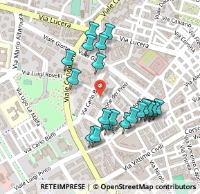 Mappa Via Carlo Baffi, 71121 Foggia FG, Italia (0.23)