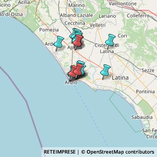 Mappa Via Cisterna, 00048 Nettuno RM, Italia (8.643)