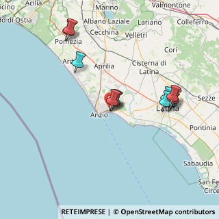 Mappa Via Cisterna, 00048 Nettuno RM, Italia (15.42818)