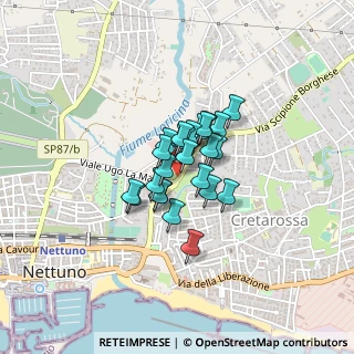 Mappa Via Cisterna, 00048 Nettuno RM, Italia (0.22308)