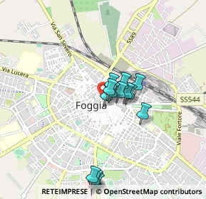 Mappa Via Guglielmo Oberdan, 71121 Foggia FG, Italia (0.79214)
