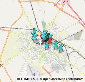 Mappa Via Guglielmo Oberdan, 71121 Foggia FG, Italia (0.64)