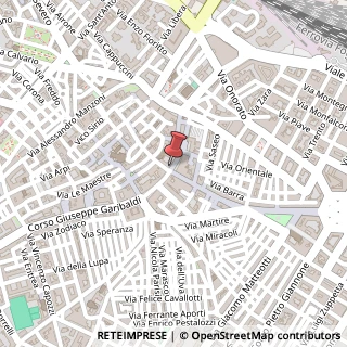 Mappa Via Guglielmo Oberdan, 1, 71121 Foggia, Foggia (Puglia)