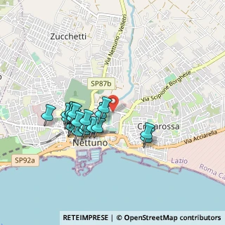 Mappa Via Ugo la Malfa, 00048 Nettuno RM, Italia (0.867)