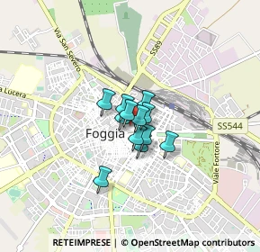 Mappa Via Lustro, 71121 Foggia FG, Italia (0.405)