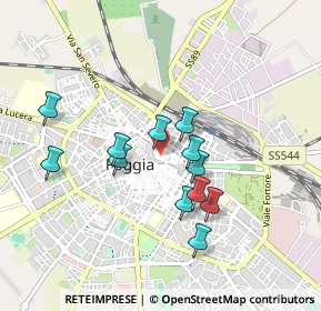 Mappa Via Lustro, 71121 Foggia FG, Italia (0.82417)