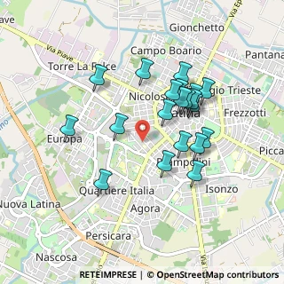 Mappa Via Calatafimi, 04100 Latina LT, Italia (0.8605)