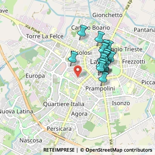 Mappa Via Calatafimi, 04100 Latina LT, Italia (0.816)