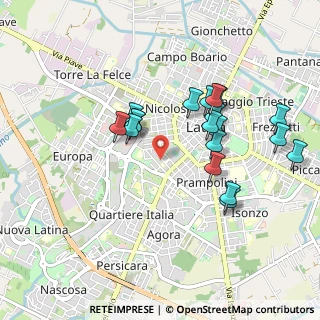 Mappa Via Calatafimi, 04100 Latina LT, Italia (0.93526)