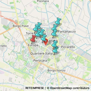 Mappa Via Calatafimi, 04100 Latina LT, Italia (1.25909)