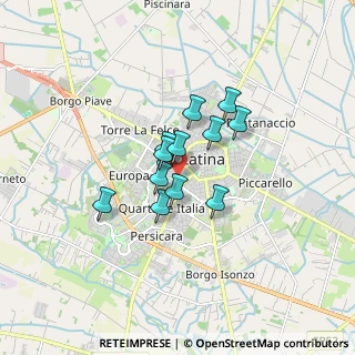 Mappa Via Calatafimi, 04100 Latina LT, Italia (1.15833)
