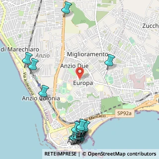 Mappa Via Belgio, 00042 Anzio RM, Italia (1.6745)