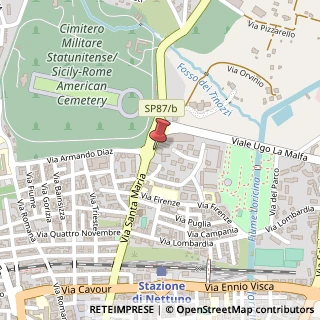 Mappa Via Santa Maria, 156, 00048 Nettuno, Roma (Lazio)