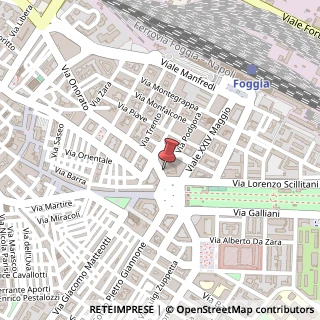 Mappa Via Torelli Alfonso, 12, 71121 Foggia, Foggia (Puglia)