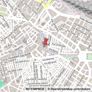 Mappa Corso Vittorio Emanuele II, 72, 71121 Foggia, Foggia (Puglia)