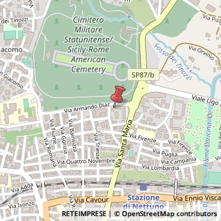 Mappa Via Armando Diaz, 11, 00048 Nettuno, Roma (Lazio)