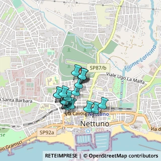 Mappa Via Trieste, 00048 Nettuno RM, Italia (0.358)