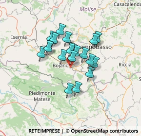 Mappa Zona Industriale di Campobasso Boiano, 86020 San Polo Matese CB, Italia (10.185)