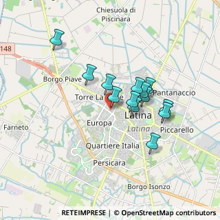 Mappa Via Aniene, 04100 Latina LT, Italia (1.49538)