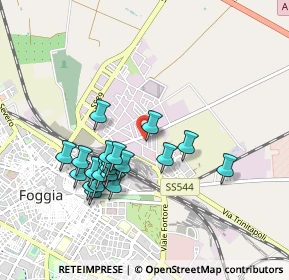 Mappa Via Tratturo Castiglione, 71100 Foggia FG, Italia (0.9055)