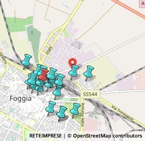 Mappa Via Tratturo Castiglione, 71100 Foggia FG, Italia (1.092)