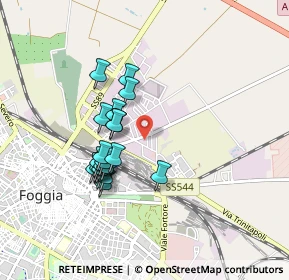 Mappa Via Tratturo Castiglione, 71100 Foggia FG, Italia (0.804)