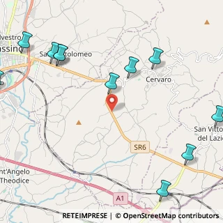 Mappa Via Casilina Sud, 03044 Cervaro FR, Italia (3.19909)