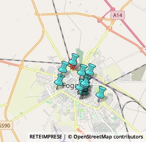 Mappa Via Ciano Antonio, 71121 Foggia FG, Italia (1.27308)