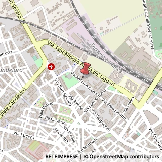 Mappa Via Antonio Ciano, 18/e, 71121 Foggia, Foggia (Puglia)