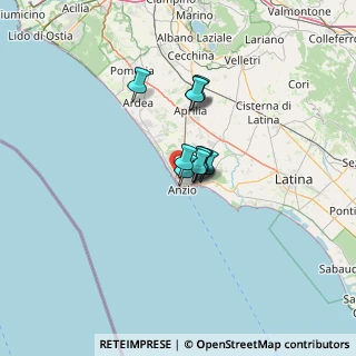 Mappa Via di Valle Palomba, 00042 Anzio RM, Italia (7.32)