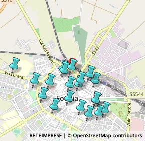 Mappa Via Sant'Alfonso dè Liguori, 71121 Foggia FG, Italia (0.996)