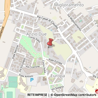 Mappa Corso Italia, 6/E, 00042 Anzio, Roma (Lazio)