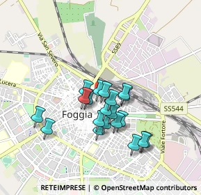 Mappa Piazza Giuseppe Pavoncelli, 71121 Foggia FG, Italia (0.751)