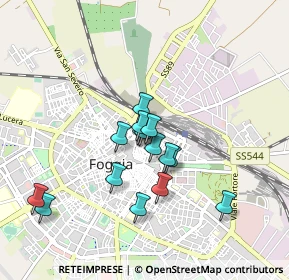 Mappa Piazza Giuseppe Pavoncelli, 71121 Foggia FG, Italia (0.746)