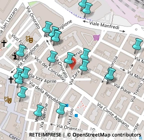 Mappa Piazza Giuseppe Pavoncelli, 71121 Foggia FG, Italia (0.1505)