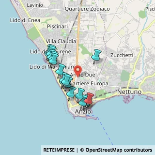 Mappa Via Nerone, 00042 Anzio RM, Italia (1.602)