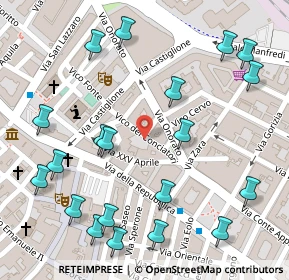Mappa Via Giuseppe Valerio, 71121 Foggia FG, Italia (0.172)