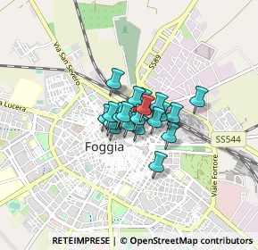 Mappa Via Giuseppe Valerio, 71121 Foggia FG, Italia (0.419)
