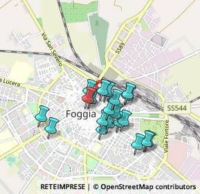 Mappa Via Giuseppe Valerio, 71121 Foggia FG, Italia (0.7555)