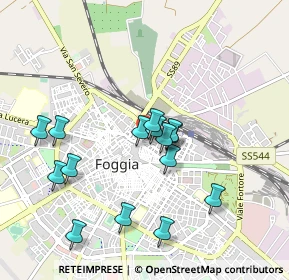 Mappa Via Conciatoi, 71121 Foggia FG, Italia (0.92667)