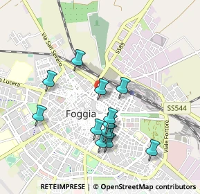 Mappa Via Conciatoi, 71121 Foggia FG, Italia (0.93923)