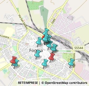 Mappa Via Conciatoi, 71121 Foggia FG, Italia (0.734)