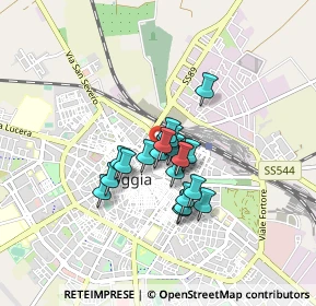 Mappa Via Giuseppe Valerio, 71121 Foggia FG, Italia (0.581)