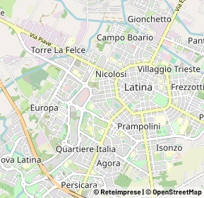 Mappa 04100 Latina LT, Italia (1.017)