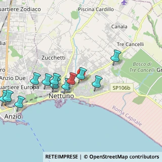 Mappa Via Isarco, 00048 Nettuno RM, Italia (2.235)