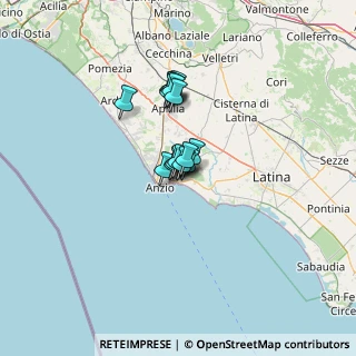 Mappa Via Isarco, 00048 Nettuno RM, Italia (7.764)